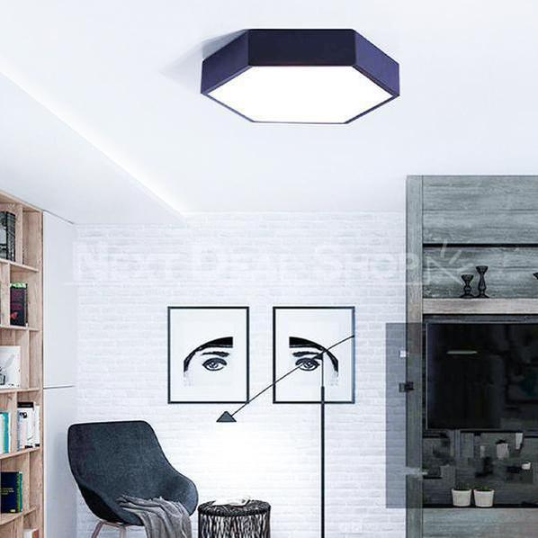 Modern Hexagon LED Ceiling Light – Next Deal Shop UK