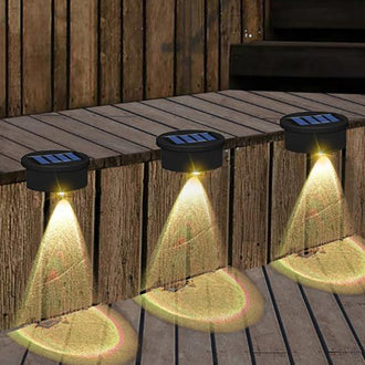 2 Pack - Solar Powered LED Courtyard Step Light