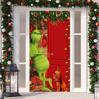 Festive Holiday Door Cover