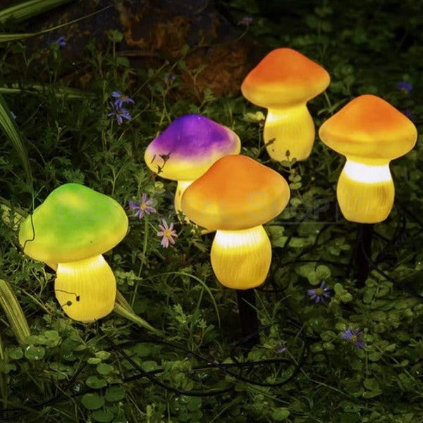 Solar-Powered Mushroom Stake Lights – Next Deal Shop