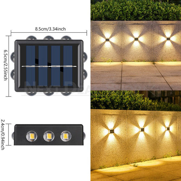 Solar Powered Outdoor Wall Light (10 LEDs) – nextdealshop.com