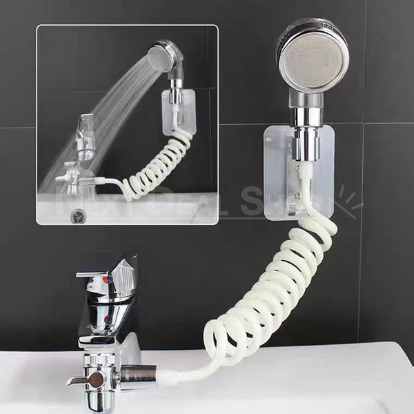 Hand Held Shower Head Faucet Extension Kit – nextdealshop.com