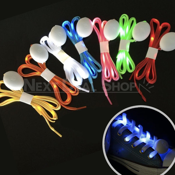 LED Light Up Shoelace w/ 3 Flash Settings (7 Colors) – Next Deal Shop