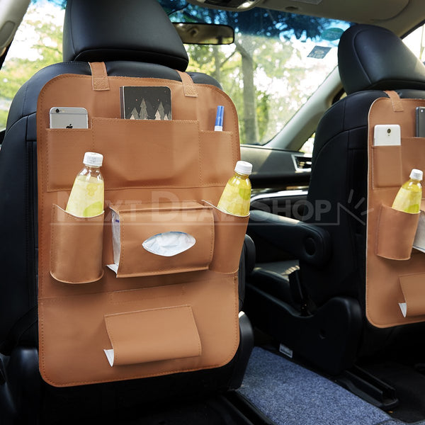 NEW - Leather Car Back Seat Organizer – nextdealshop.com